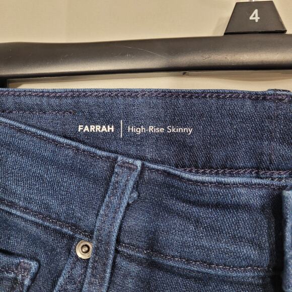 AG Farrah High Rise Skinny Cloud Soft Denim in Fave 29 - Picture 2 of 8